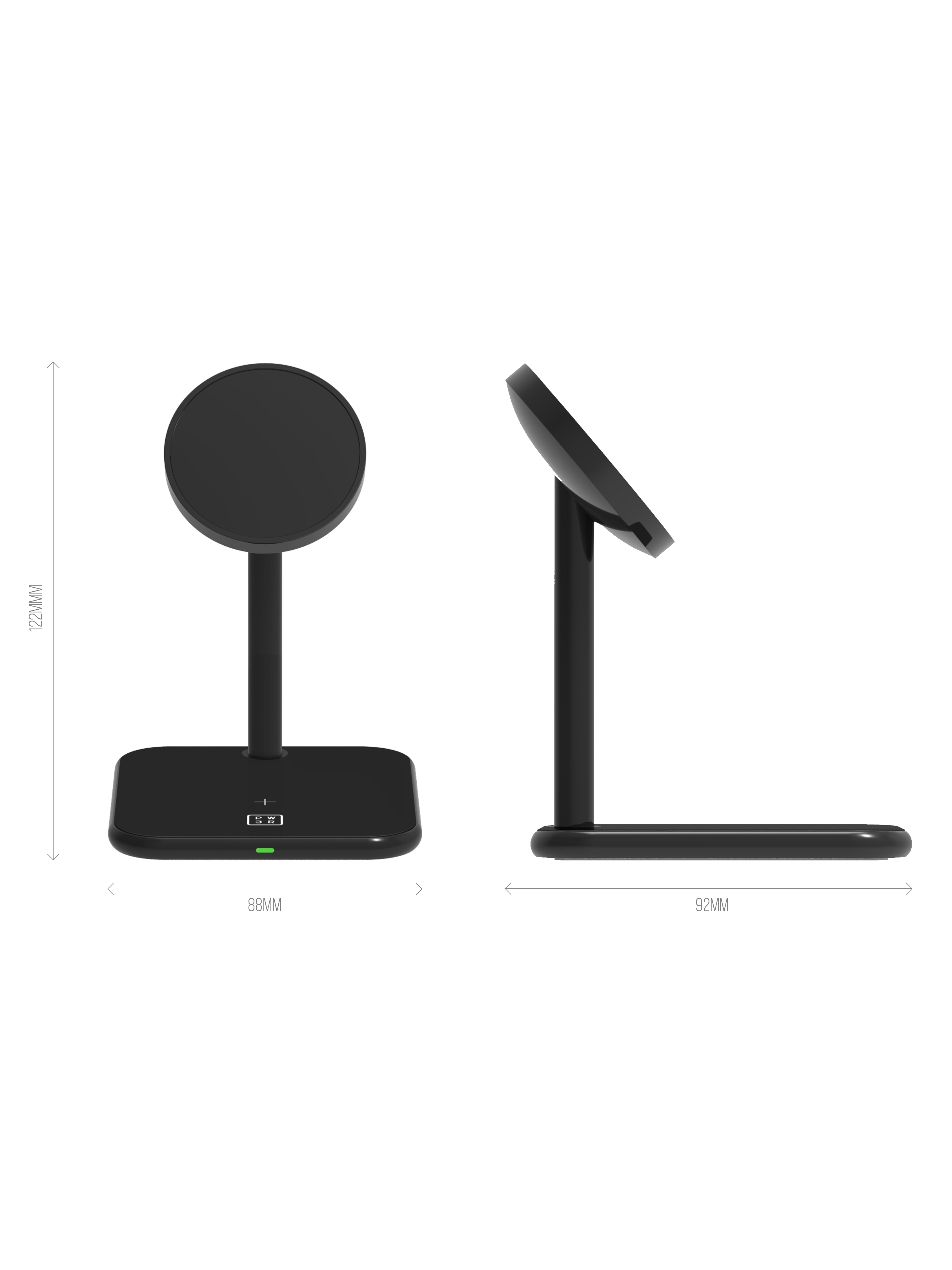 2-in-1 Wireless Desktop Charger