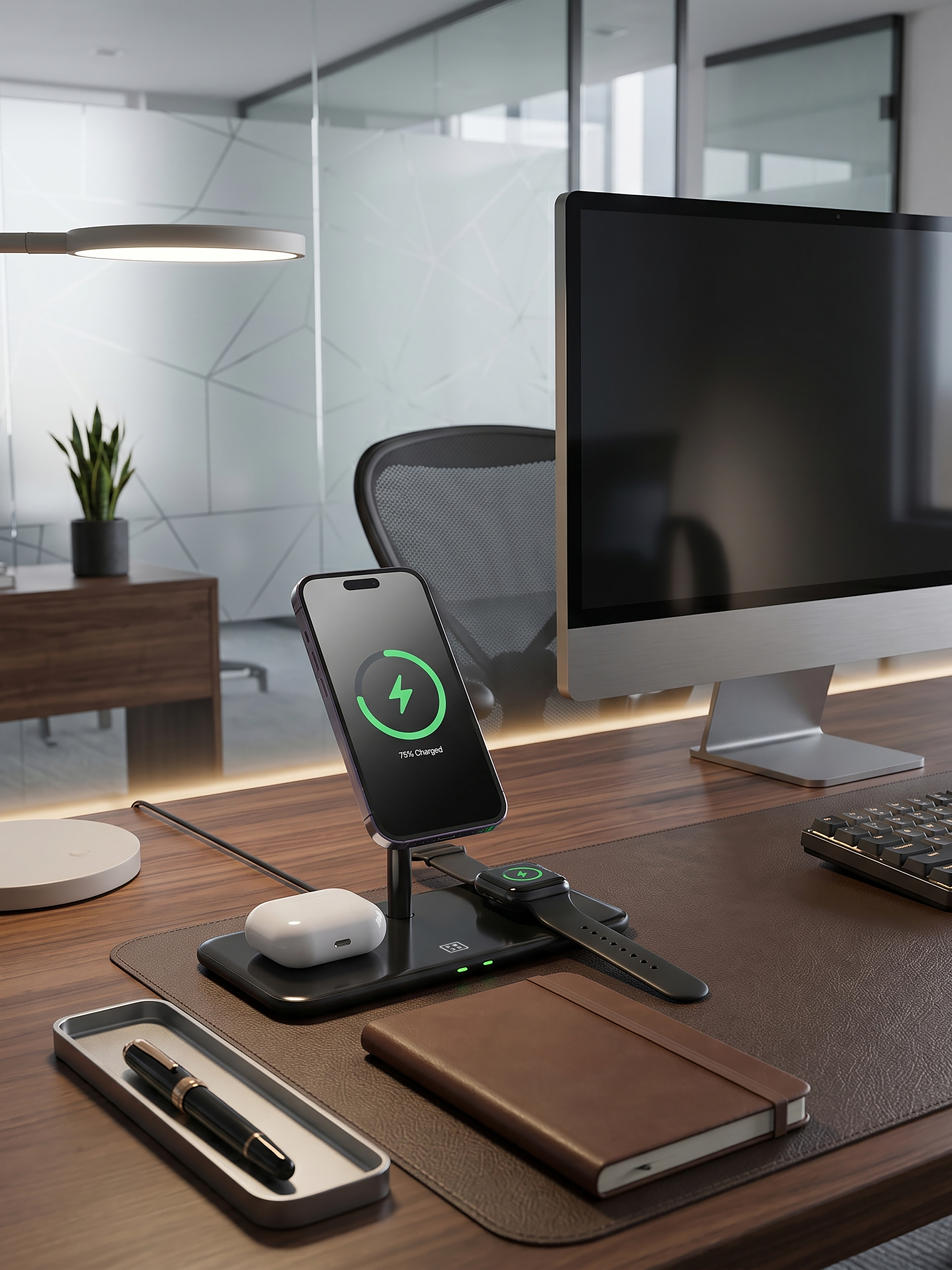 3-in-1 Wireless Desktop Charger