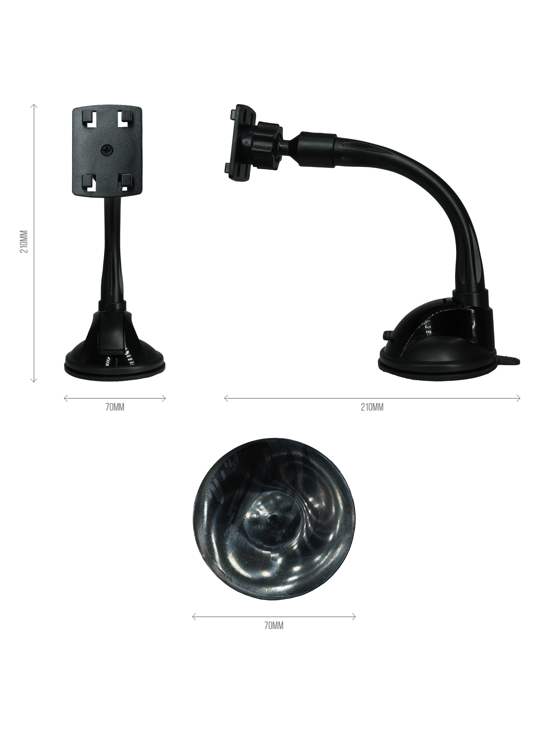Flexible Suction Mount