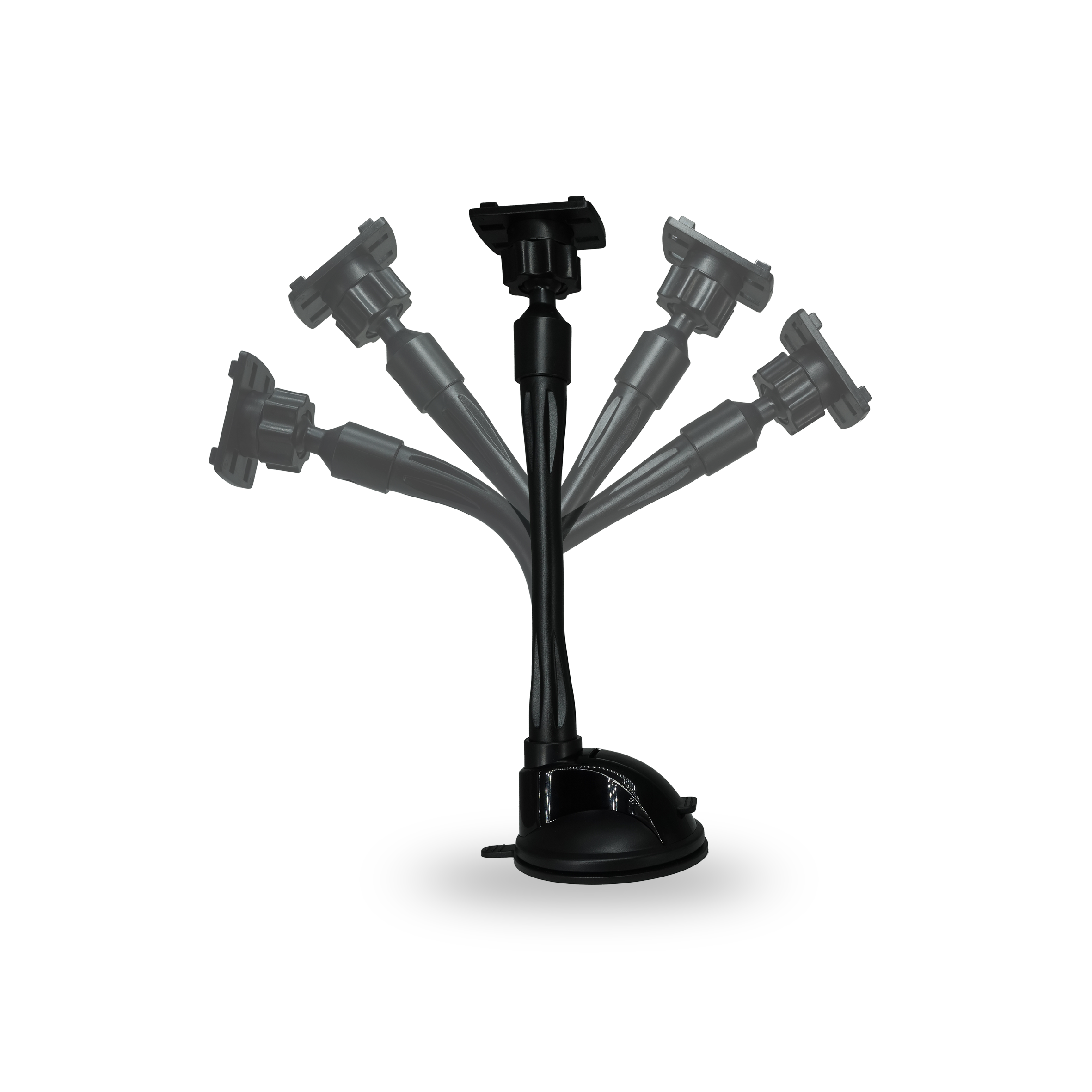 Flexible and long-armed with 360° viewing angle