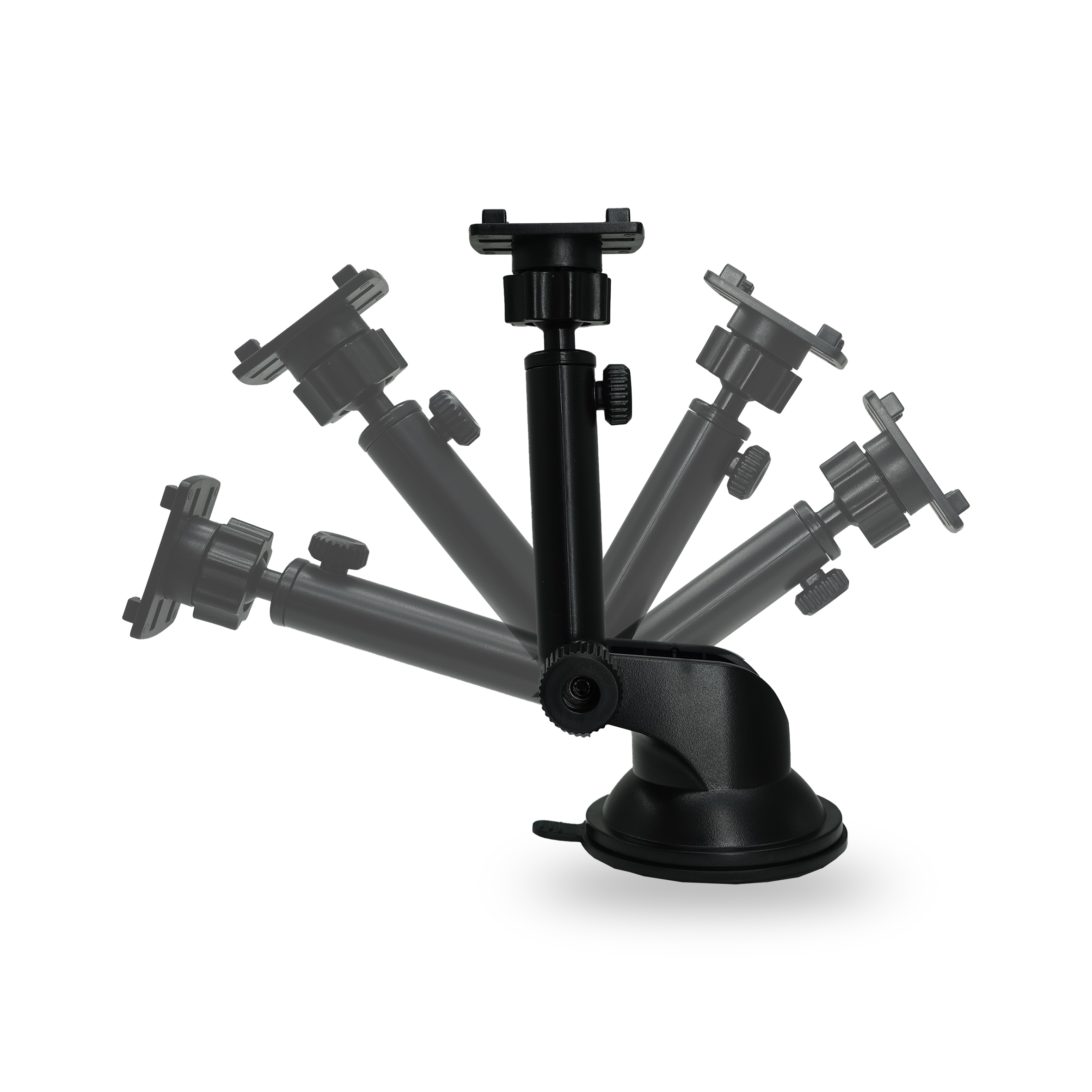 Optimal visibility with 200° arm rotation